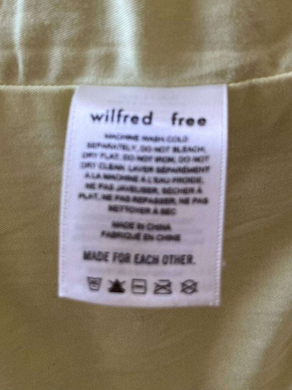 Aritzia Wilfred Free Teddy Jacket | Size Small - Picture 7 of 7